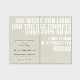Booklet: Die Weise von Liebe und Tod des Cornets Christoph Rilke